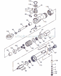 Part Location Diagram of KF138186 Chicago Pneumatic Bushing-Drive